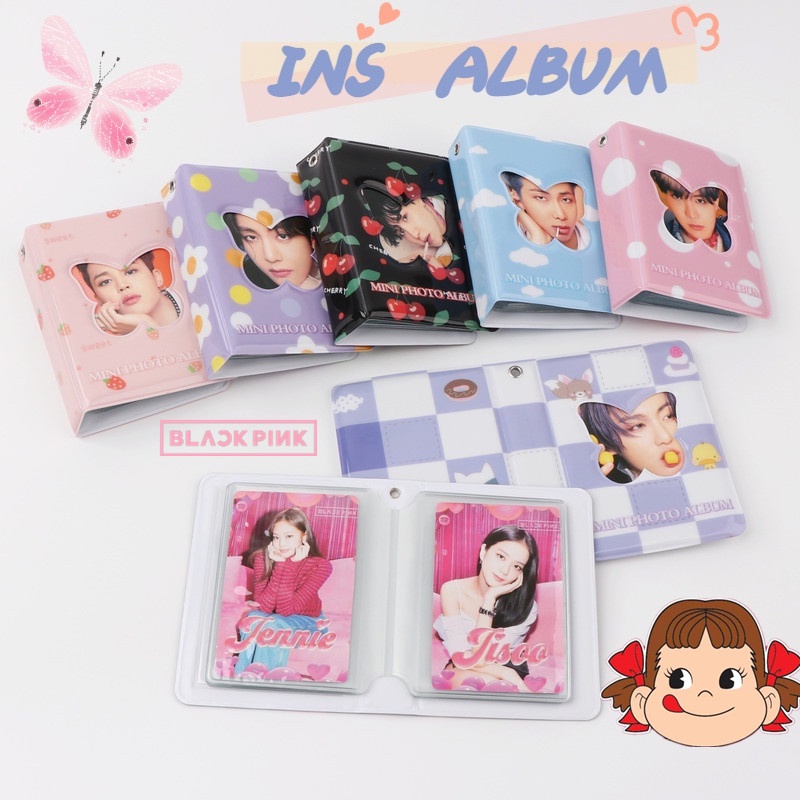 Butterfly Album 3inch Album Foto 40saku Mini Tempat Foto Untuk Star KPOP LOMO Card Photocards