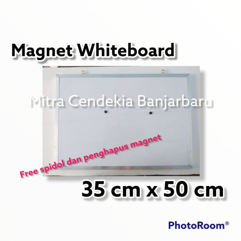 

Papan Tulis Whiteboard Anak Magnet 35cm x 50cm