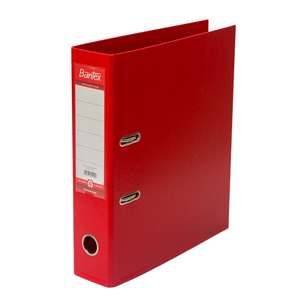 

[Zada] Bantex Lever Arch File Ordner Plastic A4 7cm Red 1450 09