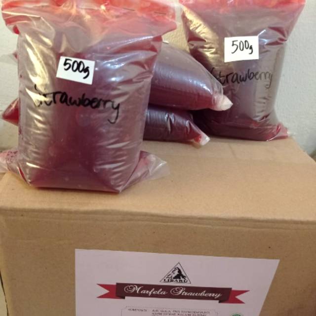 Selai Strawberry Marfela /Selai Stroberi Repack 500gram Termurah