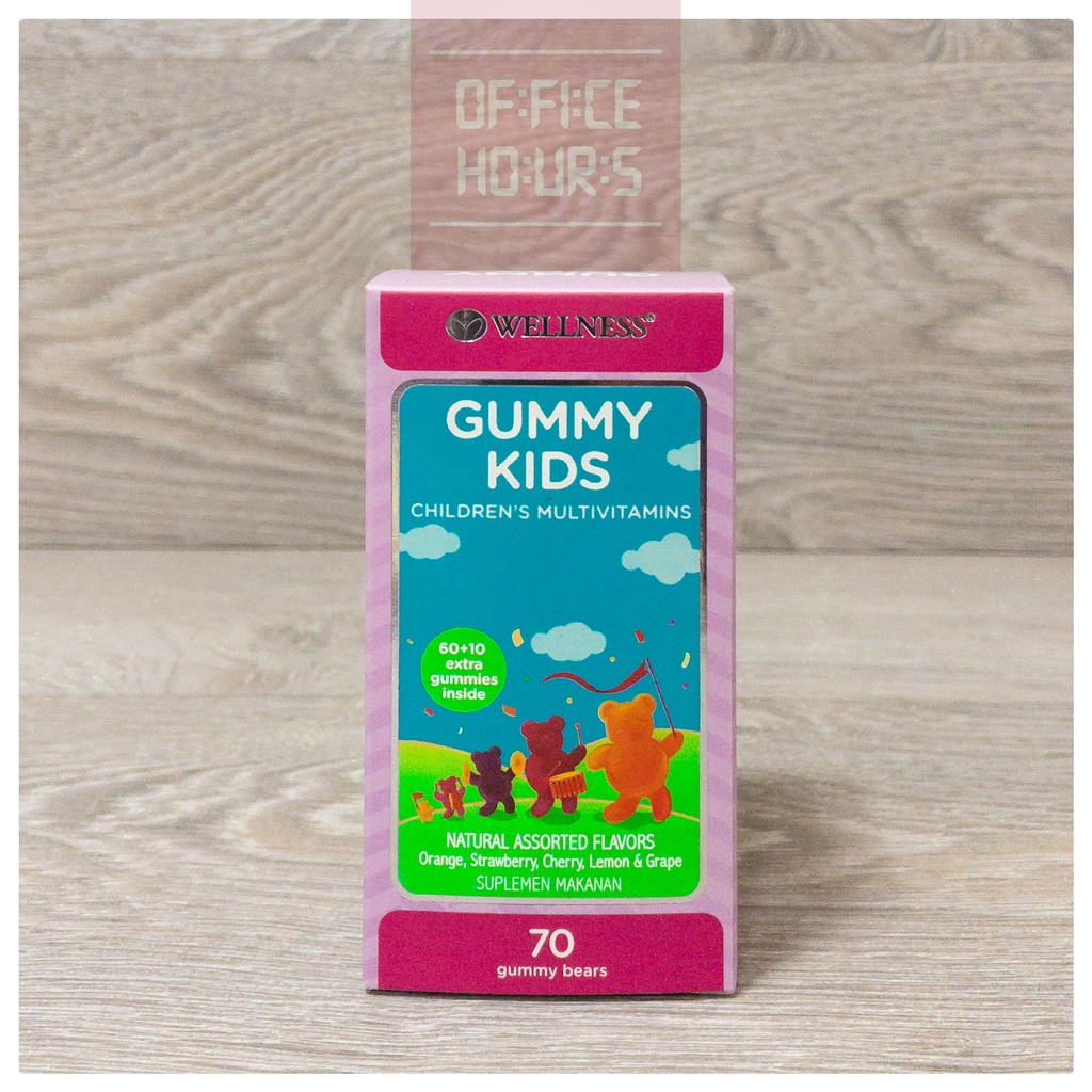 Wellness Gummy Kids 70 Gummies Children Multivitamin
