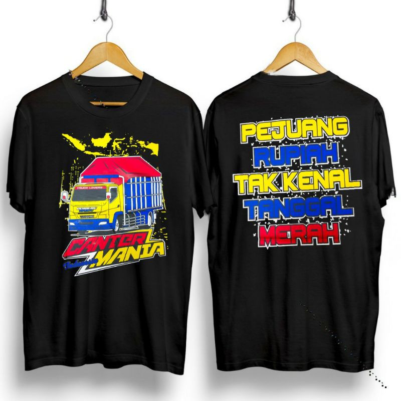Kaos Distro Canter Mania / kaos canter mania / kaos gambar canter mania / kaos Truk