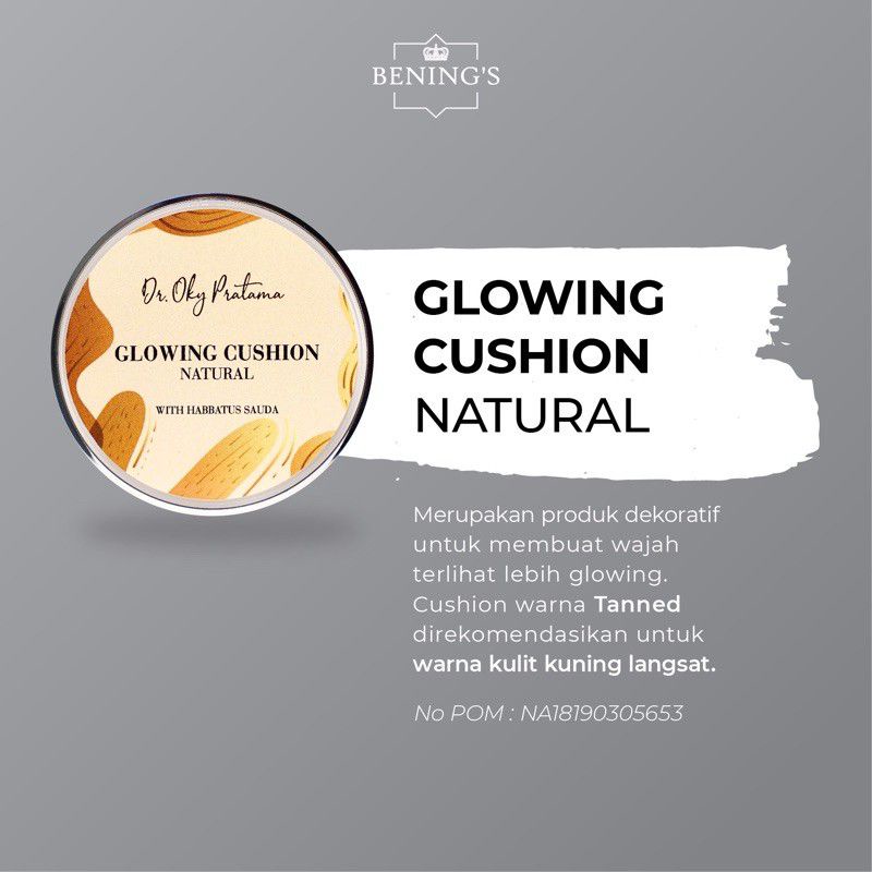 BENING'S SKINCARE PAKET EXLUSIVE/PAKET BRIGHTENING/PAKET ACNE ORIGINAL BY DR. OKY PRATAMA-CUSHION NATURAL