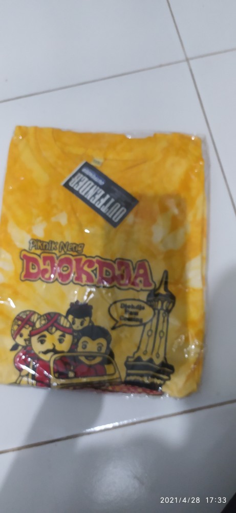 Setelan Kaos Batik Anak Khas Jogja || Kaos Souvenir Oleh Oleh Jogja