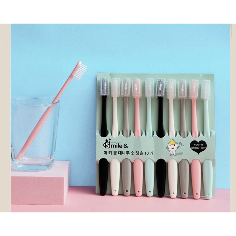 Sikat Gigi Anak/ Dewasa Bahan Lembut 1 SET ISI 10 PCS / Toothbrush Double Care Sensitive