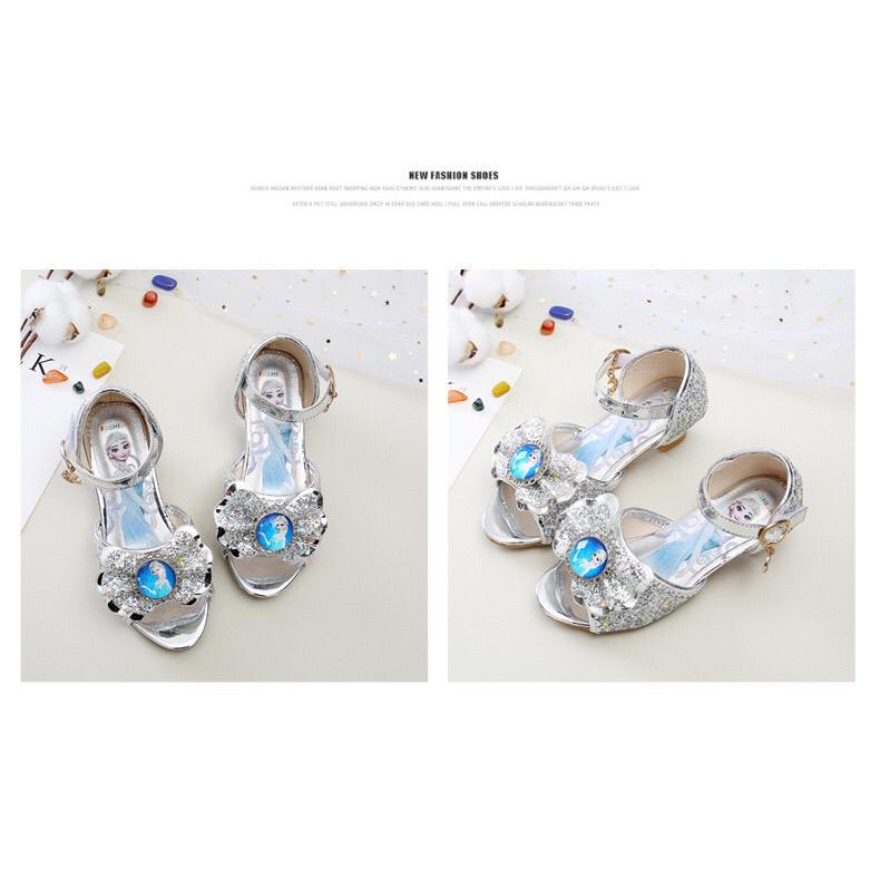 (LOLI-JKT) SP-006 SEPATU PESTA ANAK IMPORT / FROZEN HEEL 26-36 #SANDAL