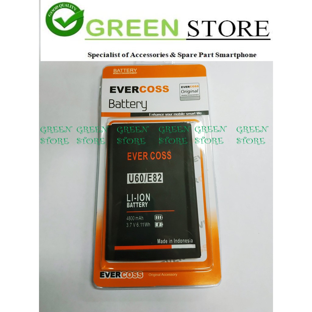 Baterai Evercoss U60 E82 Double Power | Batre, Evercross, Cross