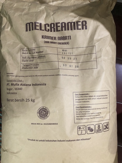 Melcreamer KR01 / Melkrimer 500 Gram / Non Dairy Creamer / Krimer