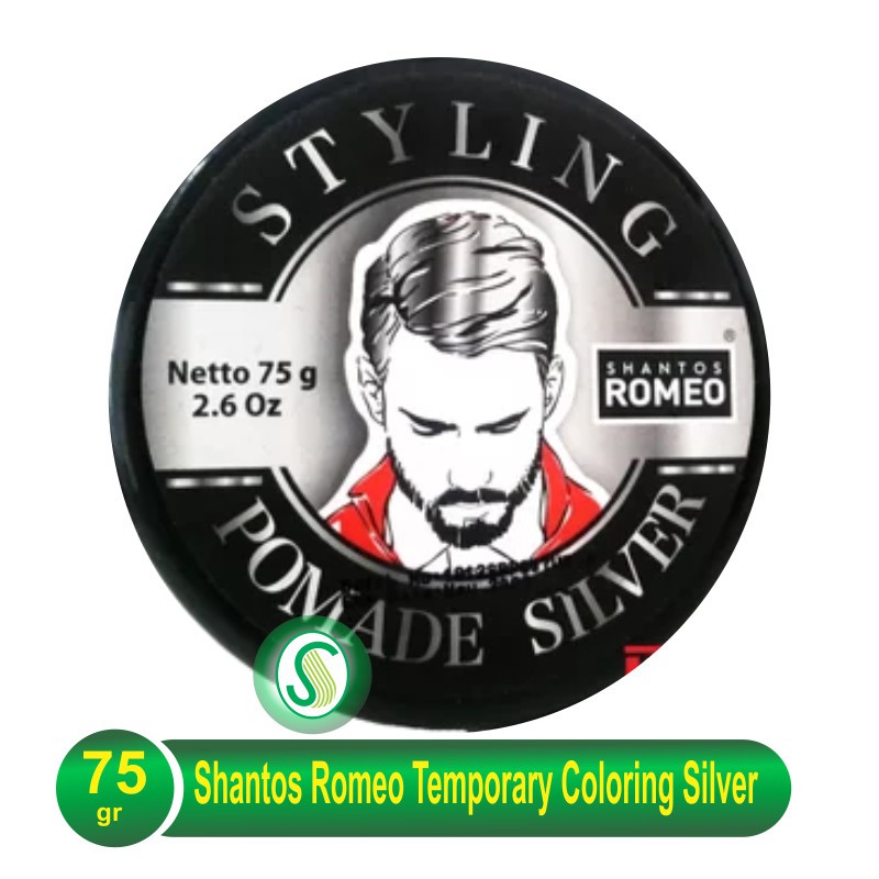 Shantos Romeo Temporary Coloring Silver Pomade 75gr