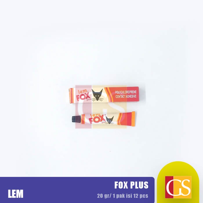 

Lem Fox Plus Tube 20gr Polychloroprene Contact Adhesive Original