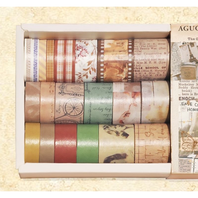 

solatip motif retro vintage album bisa pilih scrapbook diy planner