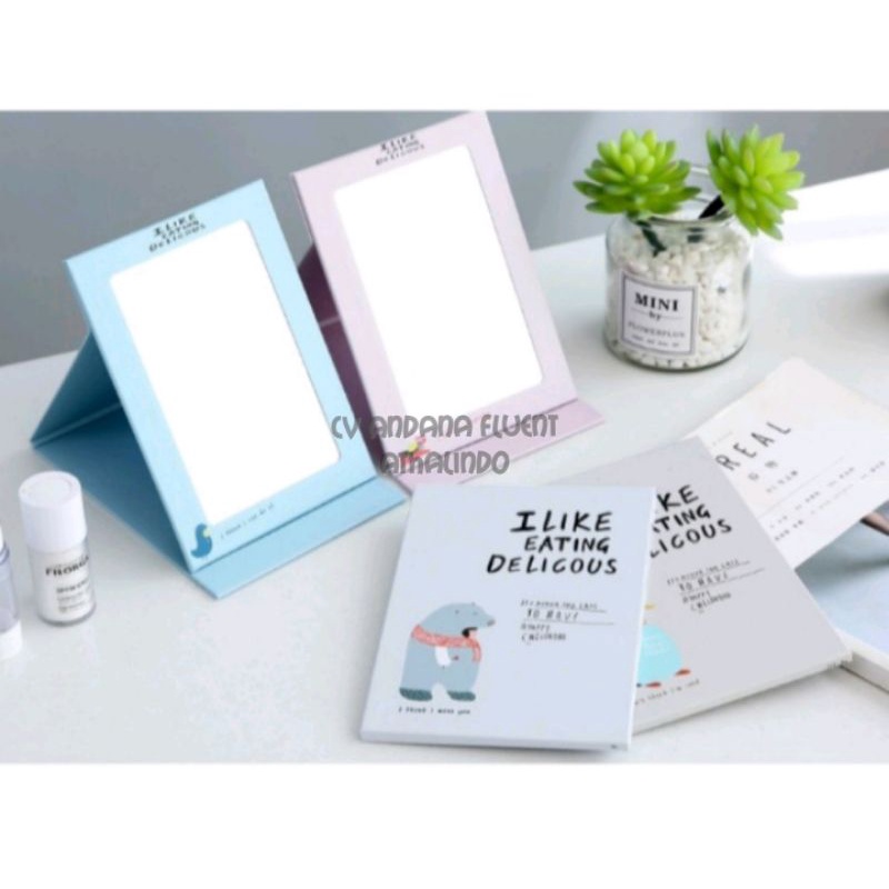 kaca cermin lipat kaca lucu folding mirror kaca portable kaca lipat