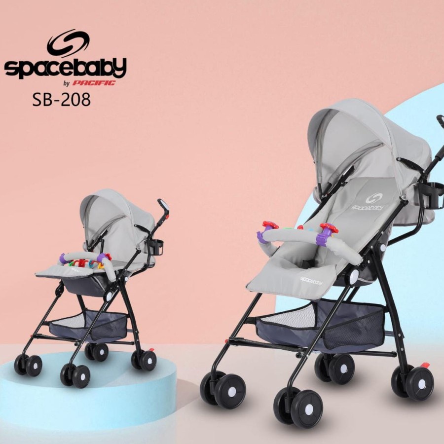 Stroller Spacebaby SB 208 Kereta Bayi Murah Space Baby 208