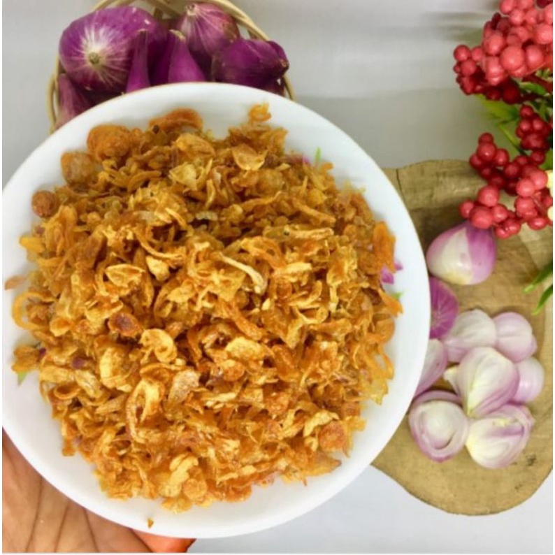 

Bawang Merah Goreng Asli Tanpa Tepung Kemasan 500 Grm