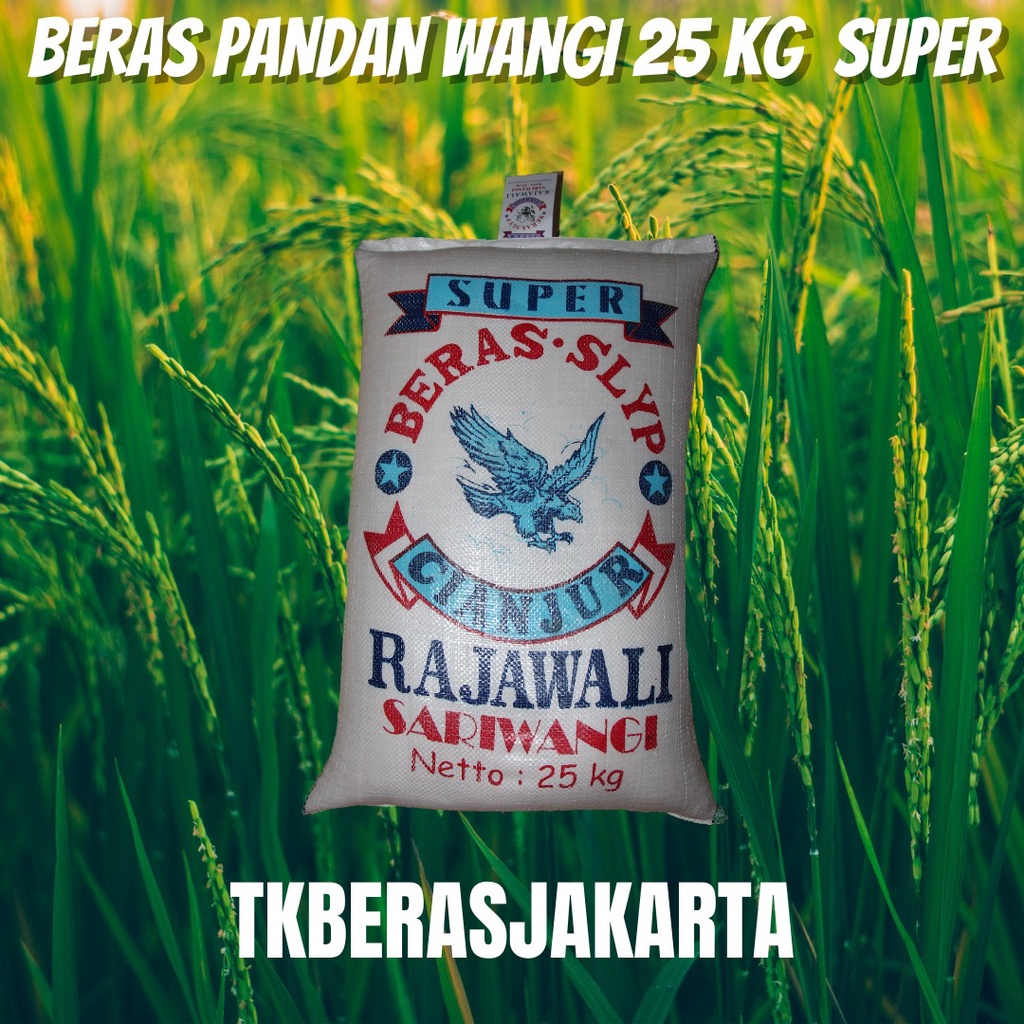 

Beras Putih Pandan Wangi 25 kg
