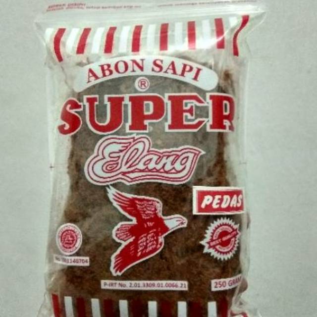 abon sapi super cap elang asli boyolali 250gr