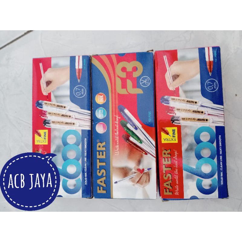 

Pulpen Faster F3 Bolpen Faster F3 Murah (Acb Berkah Stationery)