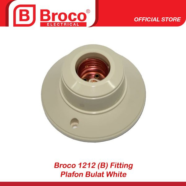 BROCO Fitting Lampu broco 1210 / 1211 / 1212 fitting plafon broco rumah lampu e27 fitting segi broco