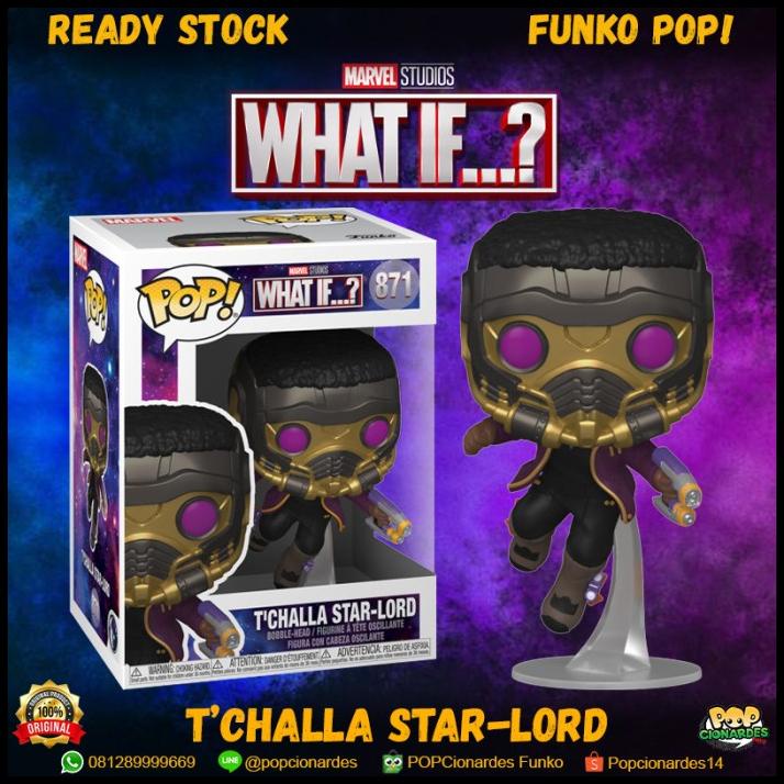 Funko Pop Marvel - What If? - TChalla Star-Lord #871