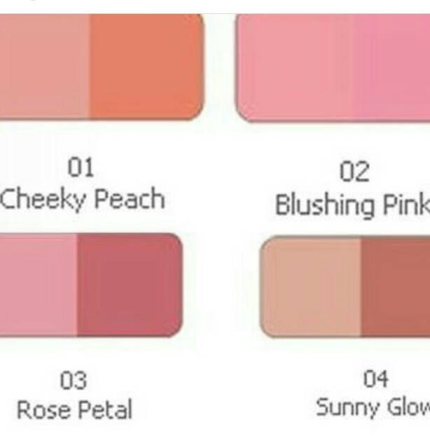 SilkyGirl Shimmer duo blusher