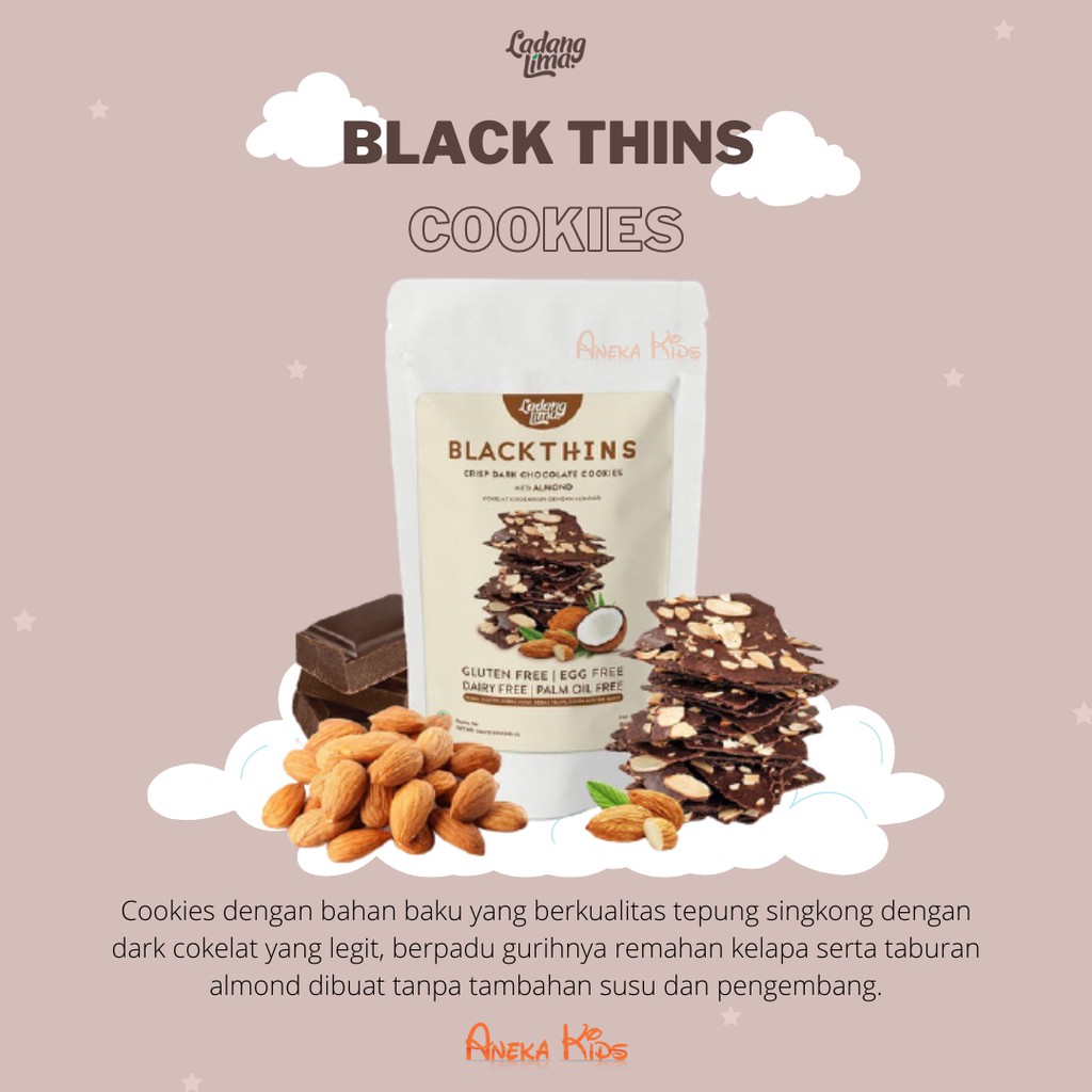 

Ladang lima blackthins cookies