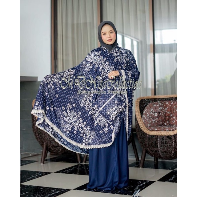 Mukena Dewasa Terlaris Katun Rayon Premium 2 in 1 Motif Arruna