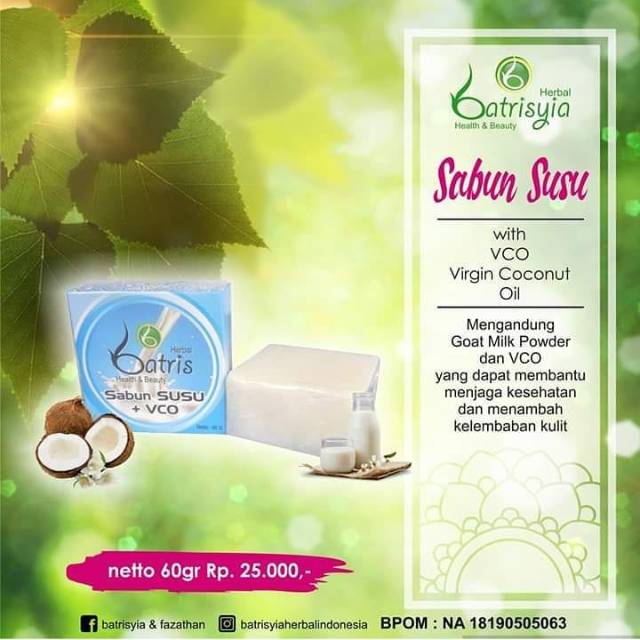

Batris/Sabun susu+VCO