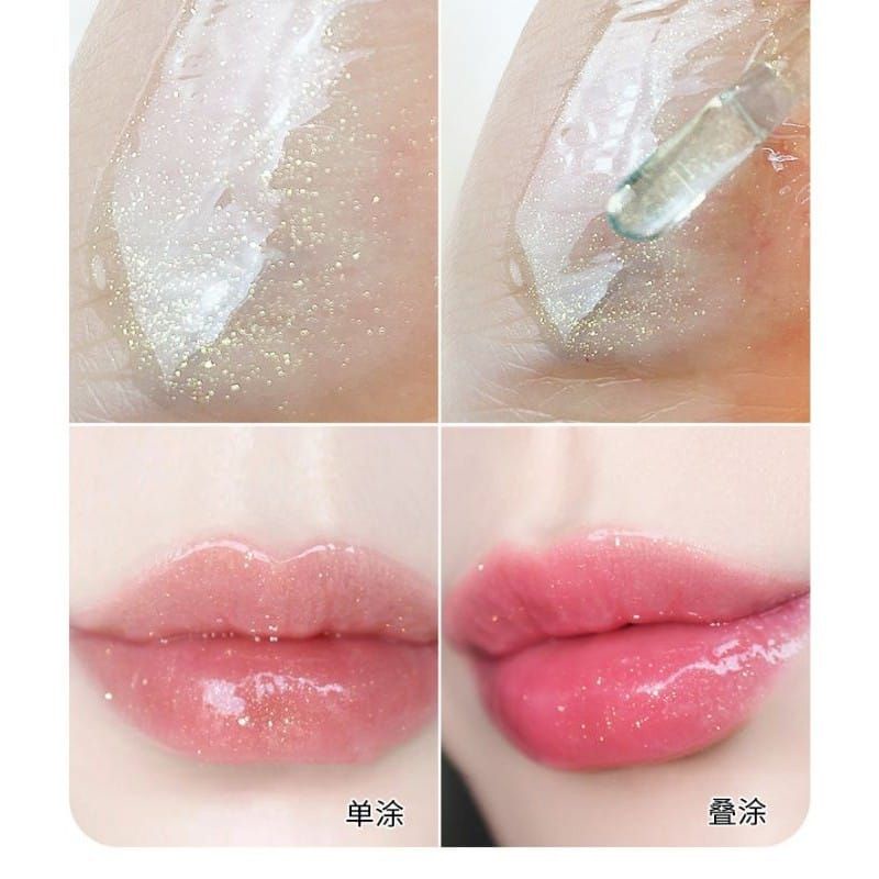 Bundara.id Ko-191 Lip gloss lucky star diamond crystal bosuya