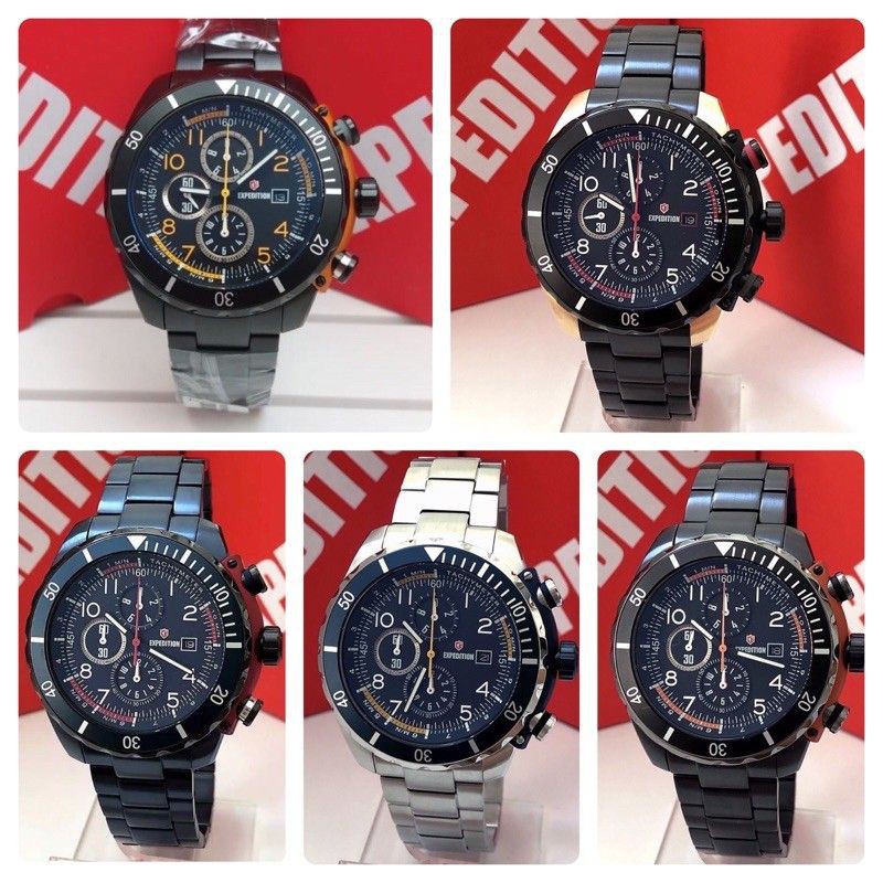 expedition E 6795 MC Jam Tangan Kronograf Pria