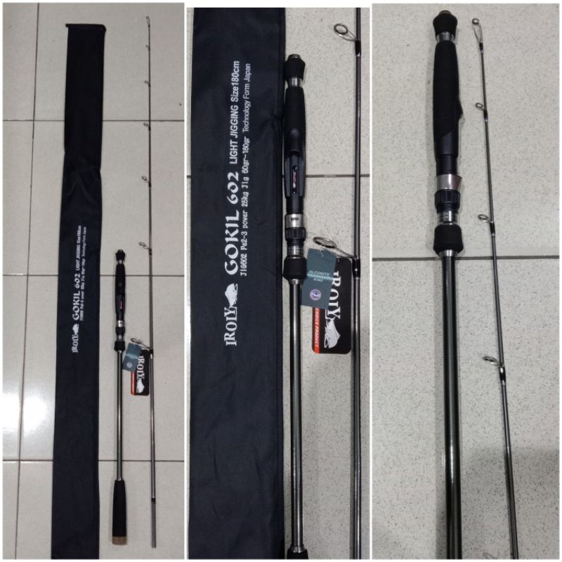 Joran Light Jigging Iroly Gokil 602 Fuji Alconite