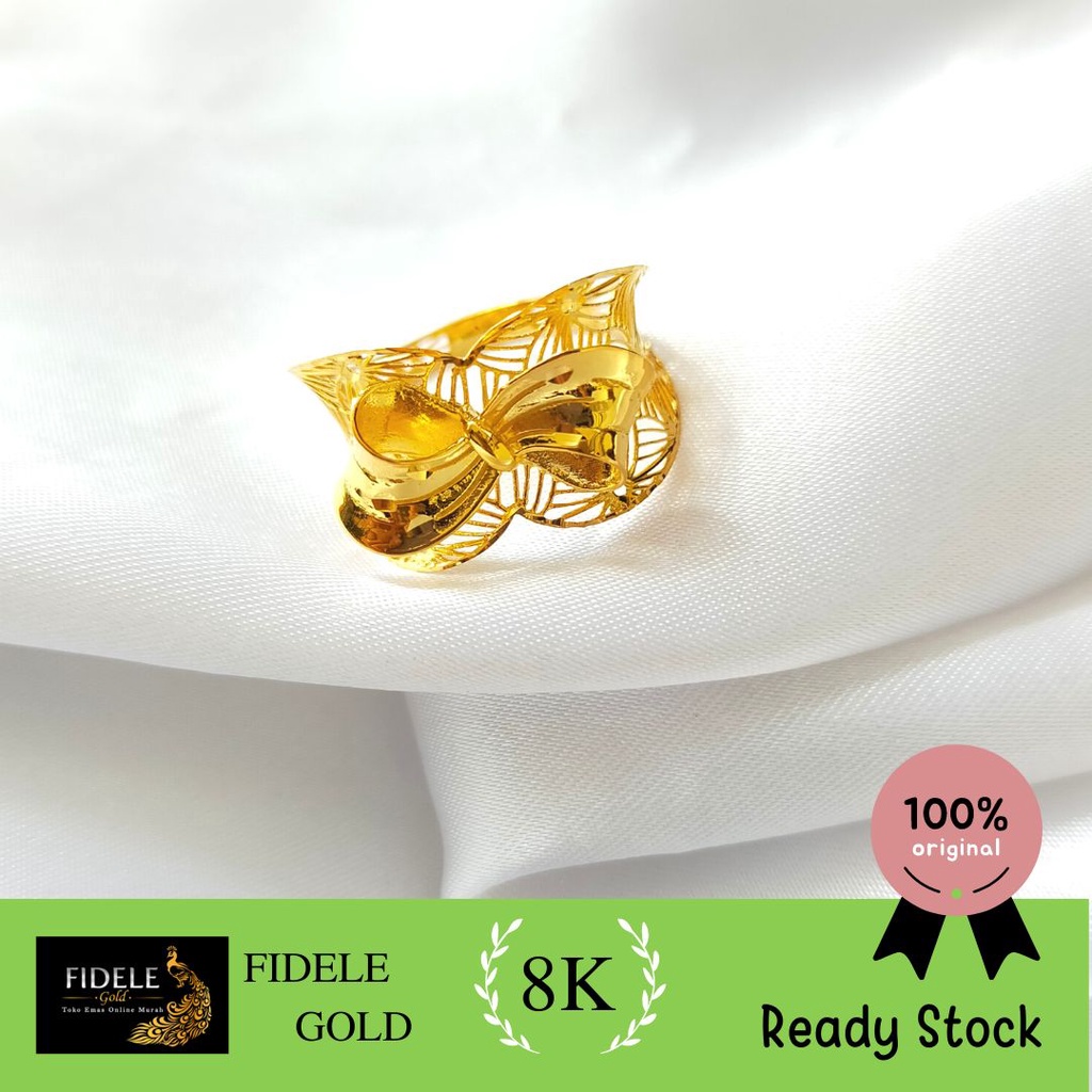 Cincin Kendari Pita Terbaru Cincin Pita Cincin Emas Asli Cincin Mewah