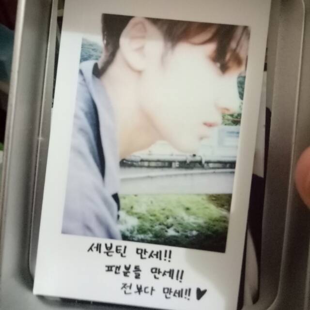 Mingyu Boys Be Photocard
