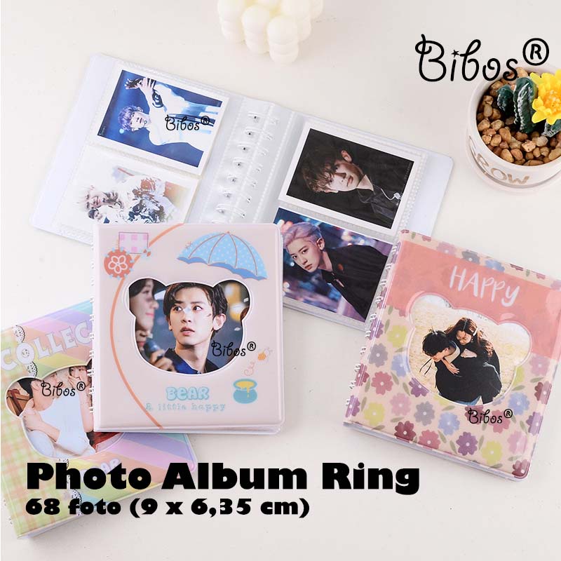 Ring Binder Foto Album -  Photo Album Kpop Polaroid Album Foto Mini Binder Photocard Album Collect B
