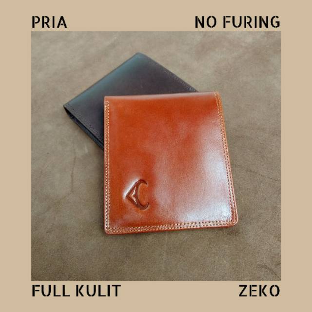 [VALQO] Dompet kulit ZEKO kulit sapi Spesial Full kulit No Furing Cowok Pria Laki BISA COD