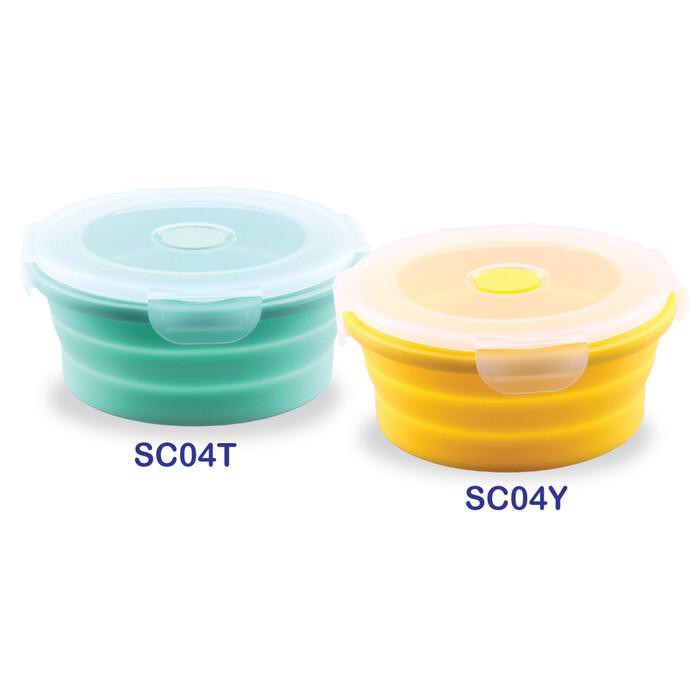 Baby Safe Silicone (Collapsible Food) Container SC01 SC02 SC03 SC04