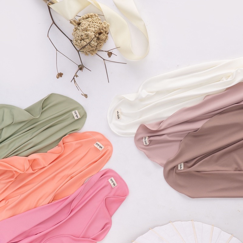 Pashmina Instan Hijab Pastan Anak Katun Rayon Premium 0-10 Tahun