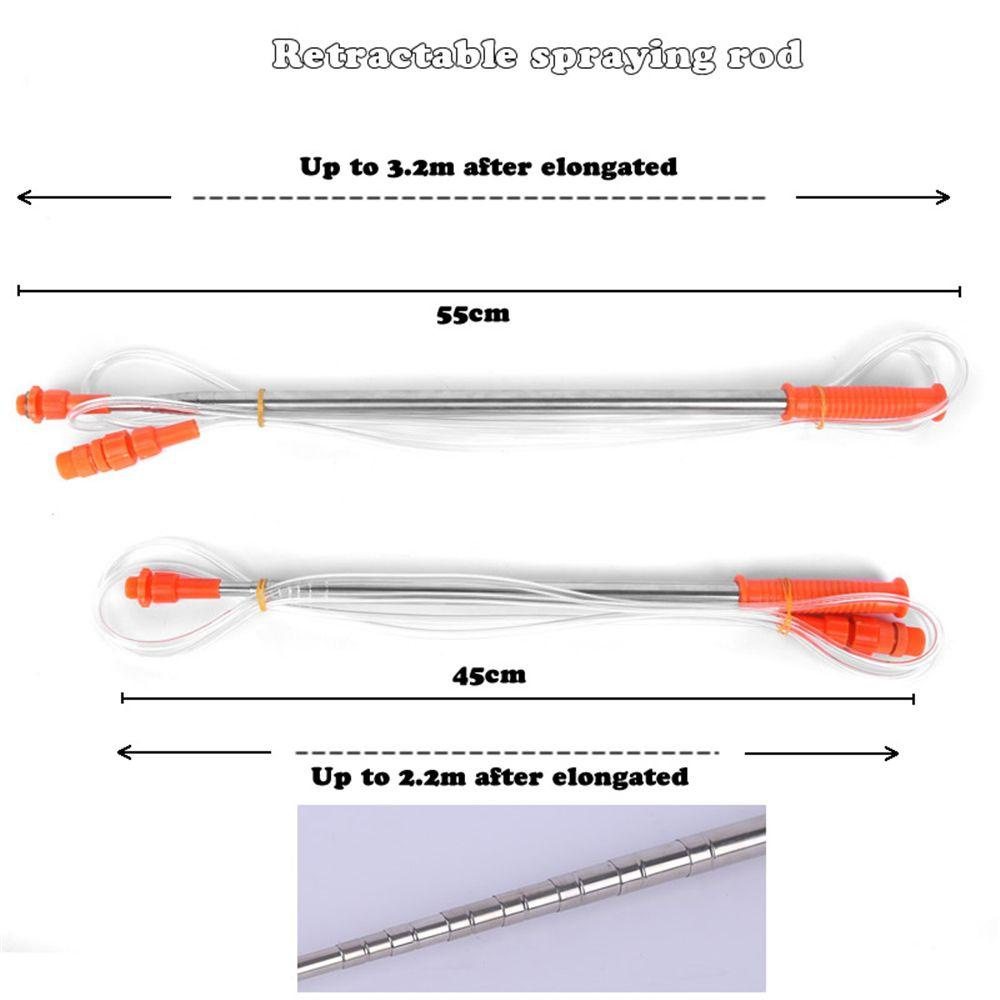 Rebuy Spraying Rod Retractable Untuk Irigasi Tekanan Tangan Taman Pohon Penyiraman Dapat Aksesoris