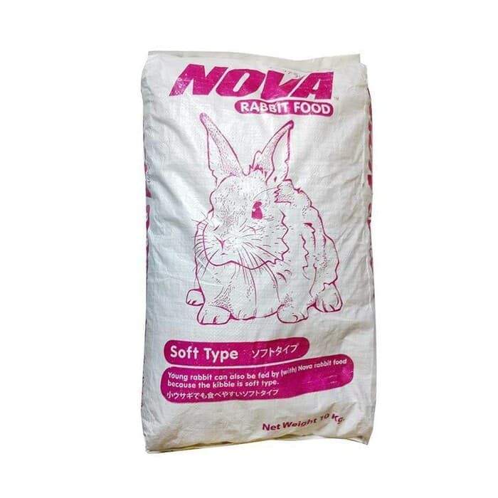 NOVA Rabbit 10kg / makanan kelinci dan marmut premium dan sehat KHUSUS GOJEK / GRAB