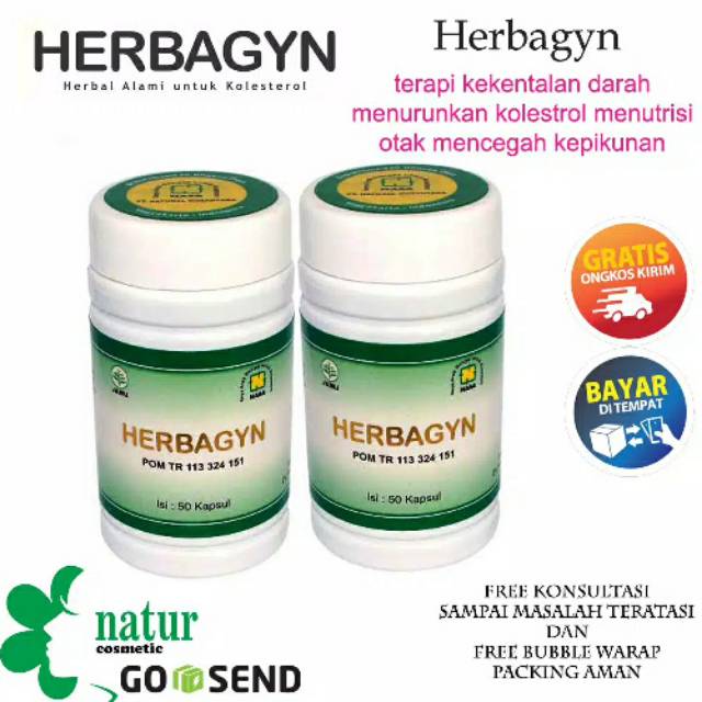 HERBAGYN NASA-obat herbal penurun kolesterol