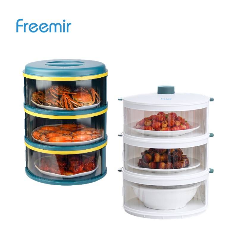 FREEMIR INSULATION DISH COVER/TUDUNG SAJI BERTINGKAT/PELINDUNG MAKANAN/FOOD COVER LAYER/RAK PENYIMPA