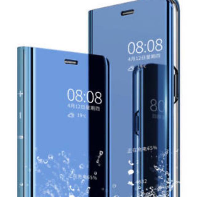 CASE SAMSUNG A10/A10s/A20/A20s/A30/A30s/A50/A50S CLEARVIEW MIRROR MAGNETIC AUTOLOCK ORIGINAL STAND
