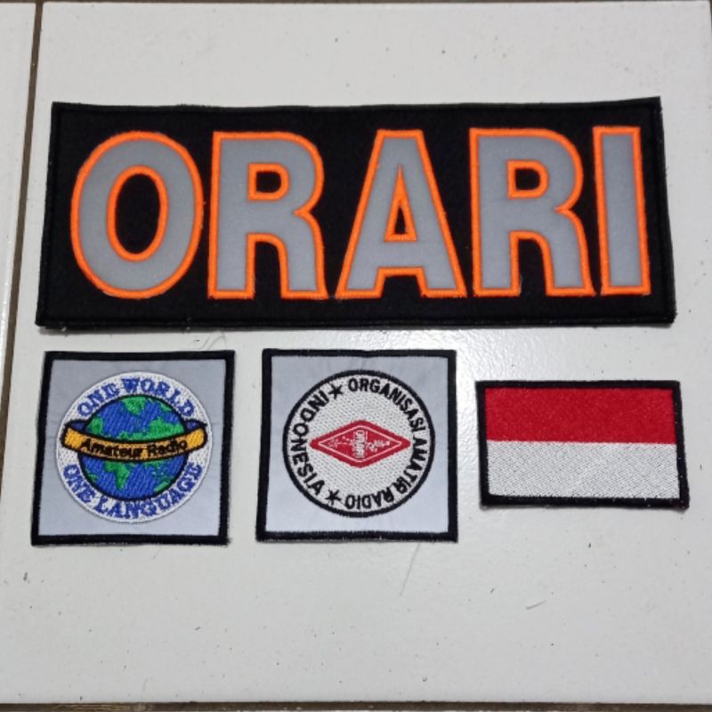 Bordir logo orari murah berkualitas