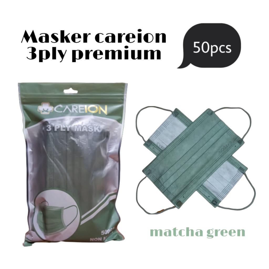 MASKER CAREION 3 PLY 50 PCS EARLOOP PREMIUM FACE MASK