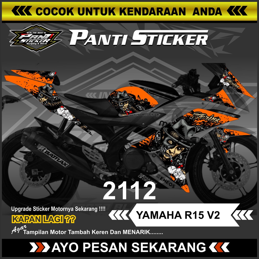 Sticker Striping Yamaha R15 V2 Striping R15 v2 Desain