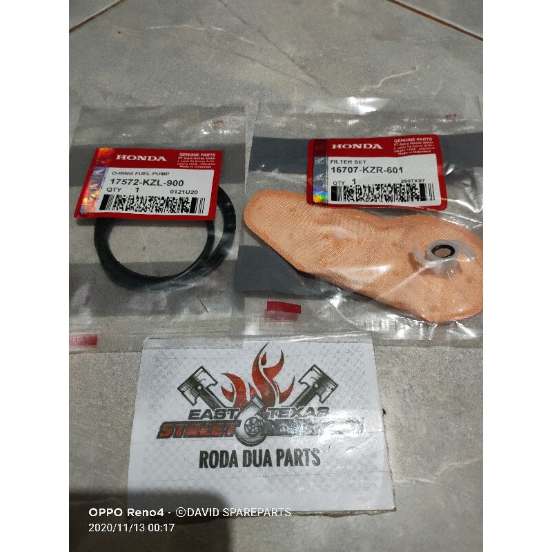 Pampers Filter Saringan Set Fuel Pump Pompa Bensin Honda Vario 125 KZR