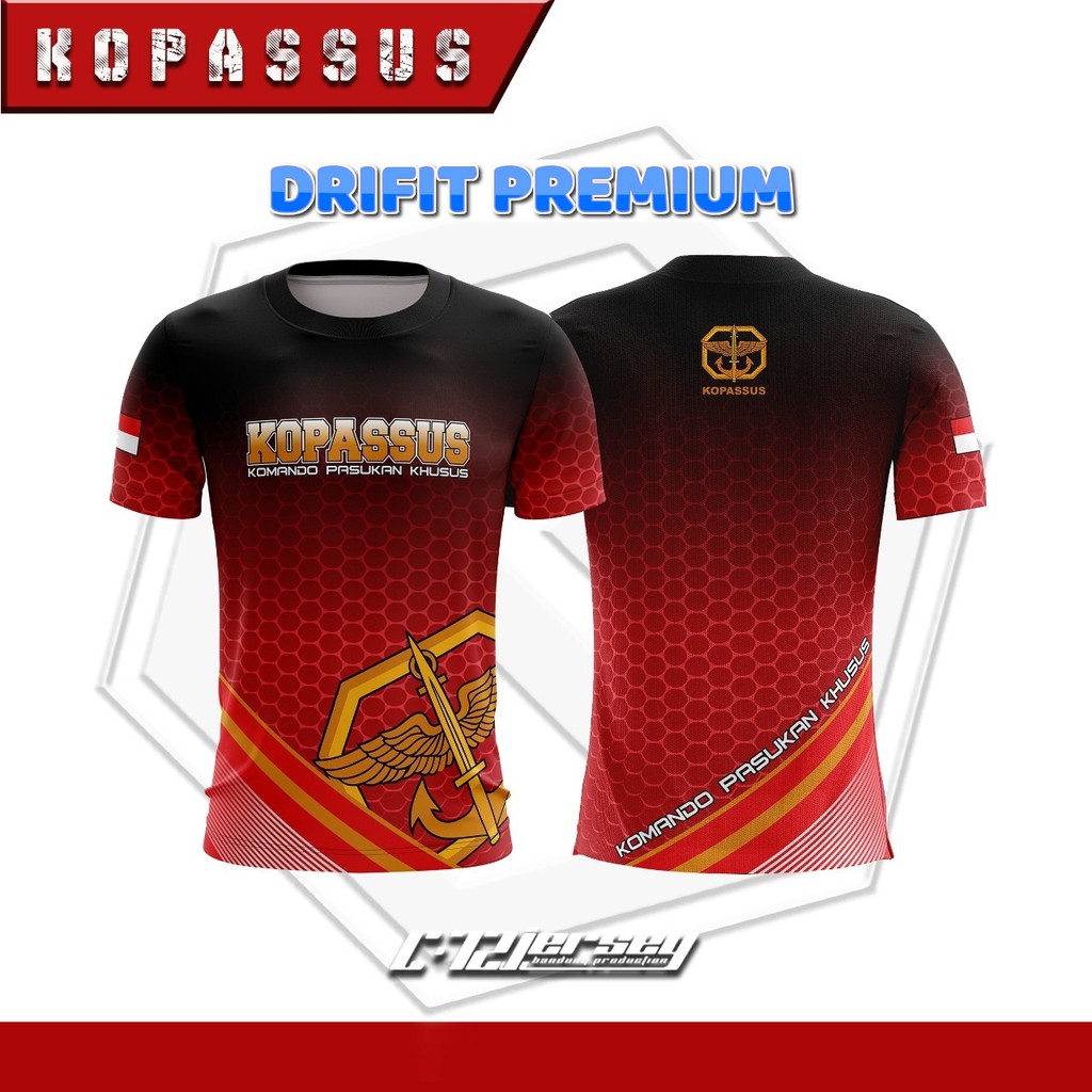  KAOS  TNI  ARMY KOPASSUS 002 FULLPRINT SUBLIMEJERSEYBANDUNG 