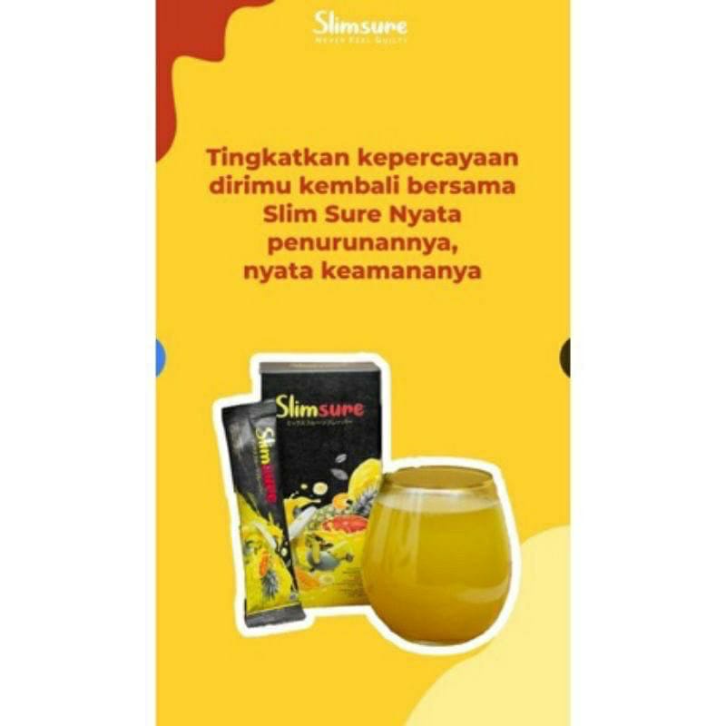 SLIMSURE BLOCK FAT - 15 SACHET (FREE METERAN) MINUMAN DIET, PENURUN BERAT BADAN