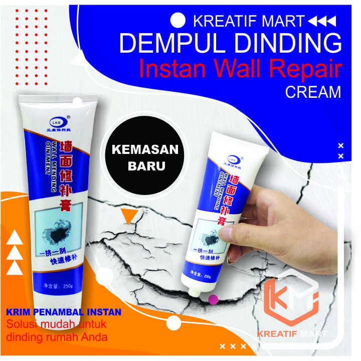 Dempul Dinding Tembok Instan Magic Wall Reapir Cream