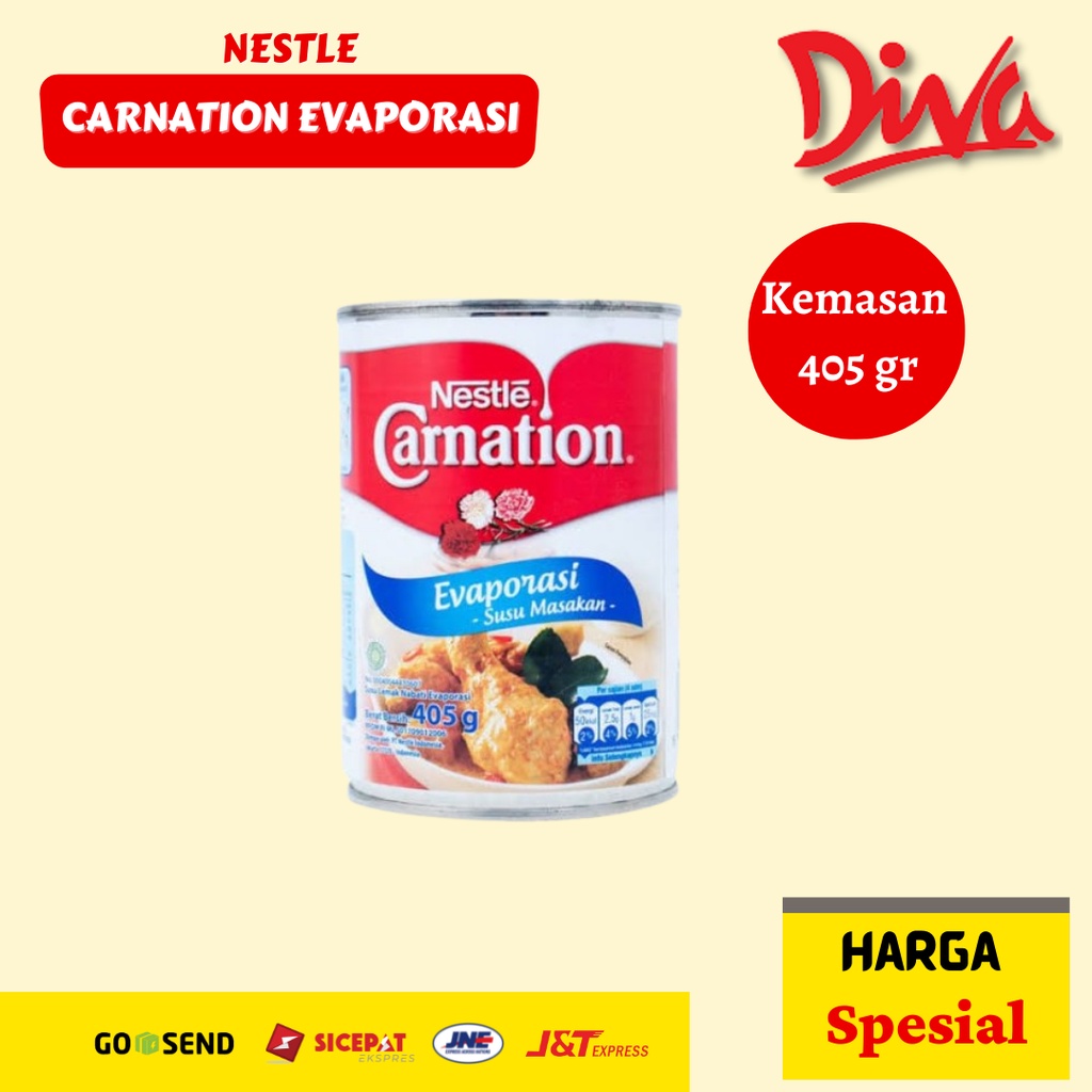 

Nestle Carnation Susu Evaporasi 405 gr / Evaporated Milk Kaleng