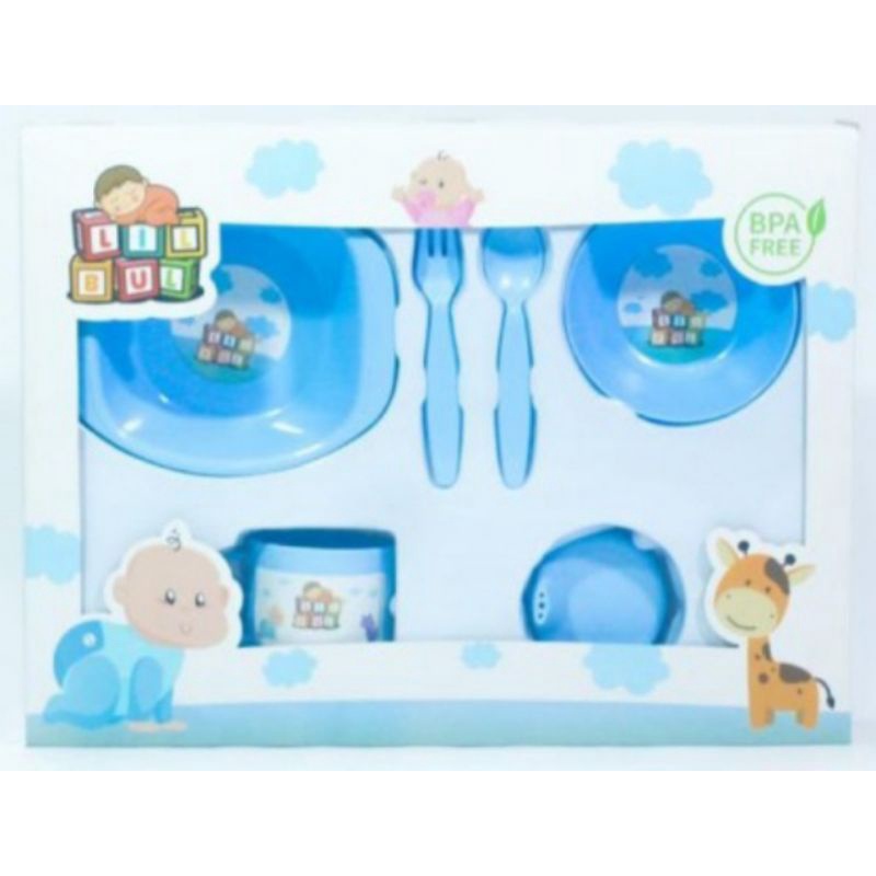 Tempat makan bayi set / Perlengkapan makan bayi set / Sendok bayi bpa free / Mangkok bayi bpa free /